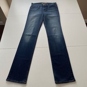 J BRAND Women's Cigarette Leg Mid Rise in Heirloom Wash Size 28